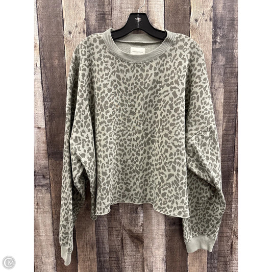 Sweatshirt Collar By American Eagle In Green, Size: Xxl