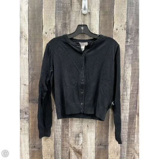 Top Long Sleeve By H&m In Black, Size: M