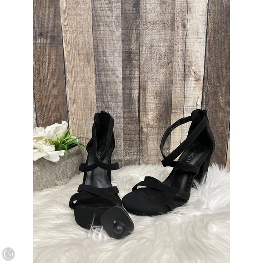 Shoes Heels Block By Top Moda In Black, Size: 7