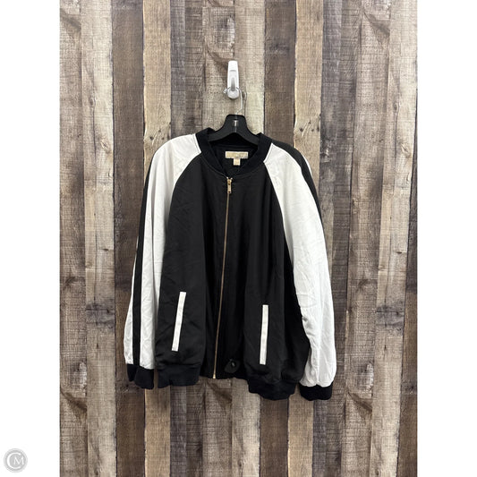 Jacket Other By Michael By Michael Kors In Black & White, Size: 3x