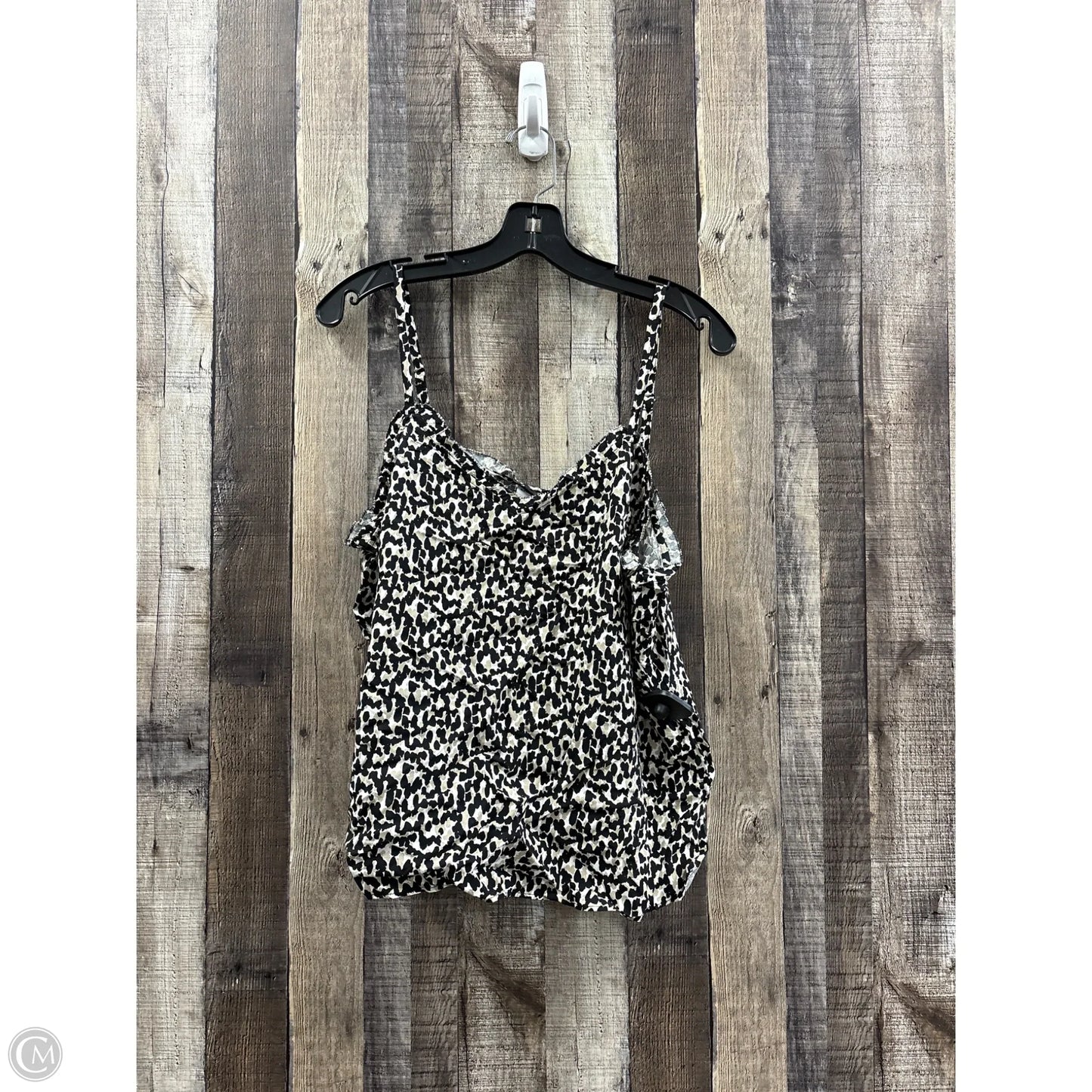 Top Sleeveless By Old Navy In Animal Print, Size: L