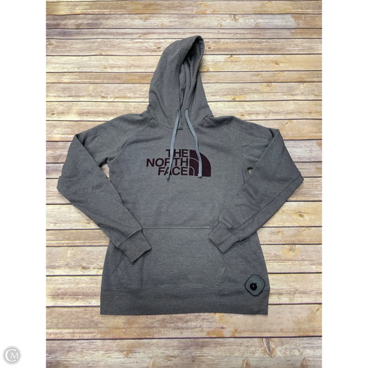 Athletic Sweatshirt Hoodie By The North Face In Grey, Size: Xs