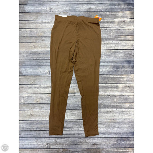Pants Leggings By Serra In Brown, Size: L