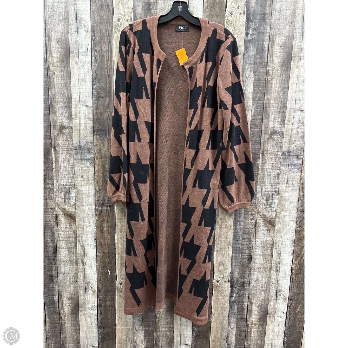 Cardigan By Vici In Brown, Size: Xs