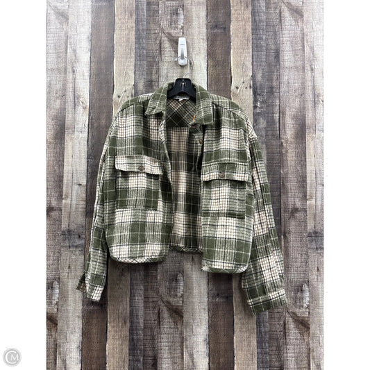 Jacket Shirt By Hyfve In Gold, Size: S