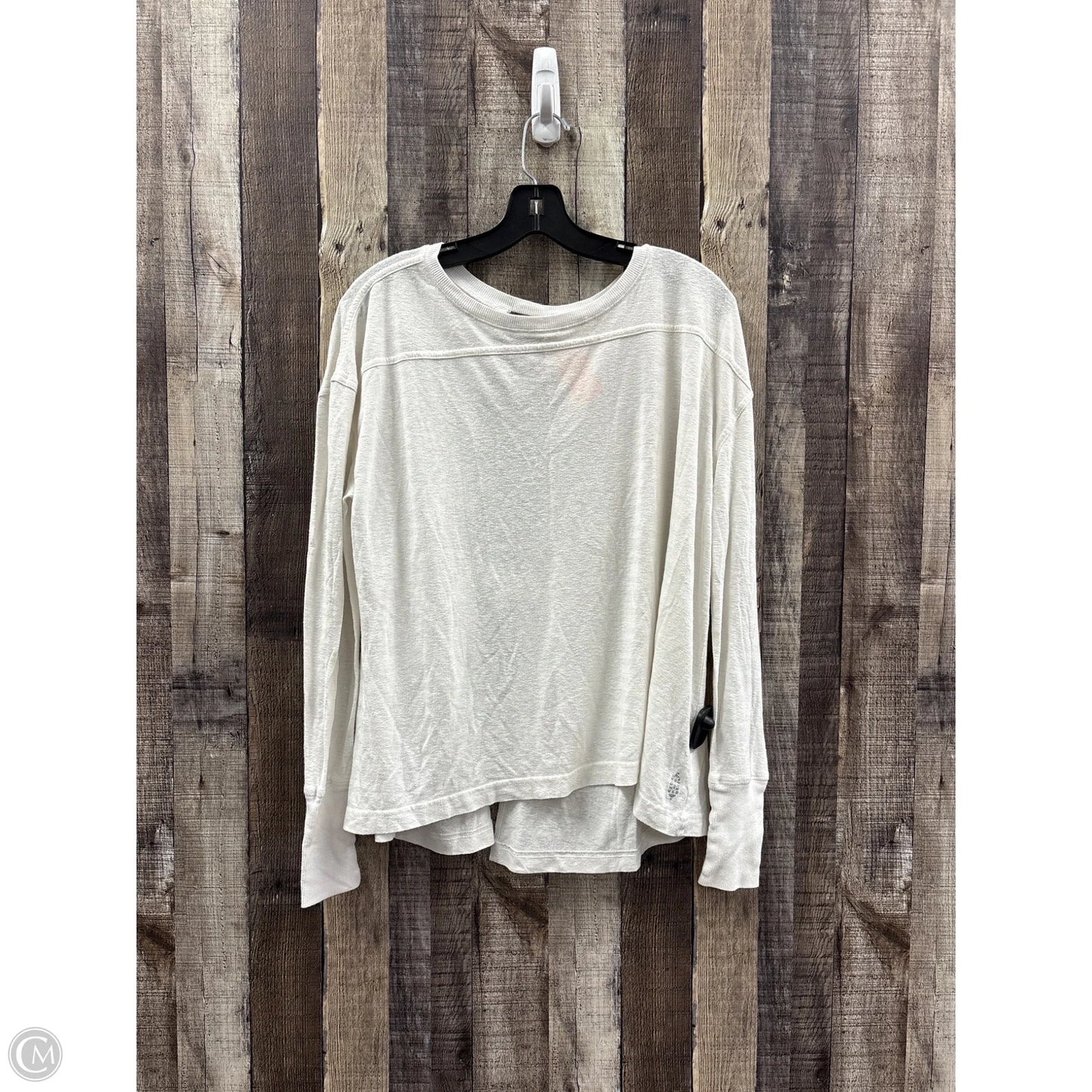 Top Long Sleeve By Free People In White, Size: S