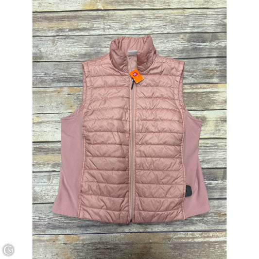 Vest Puffer & Quilted By Chicos In Pink, Size: Xl