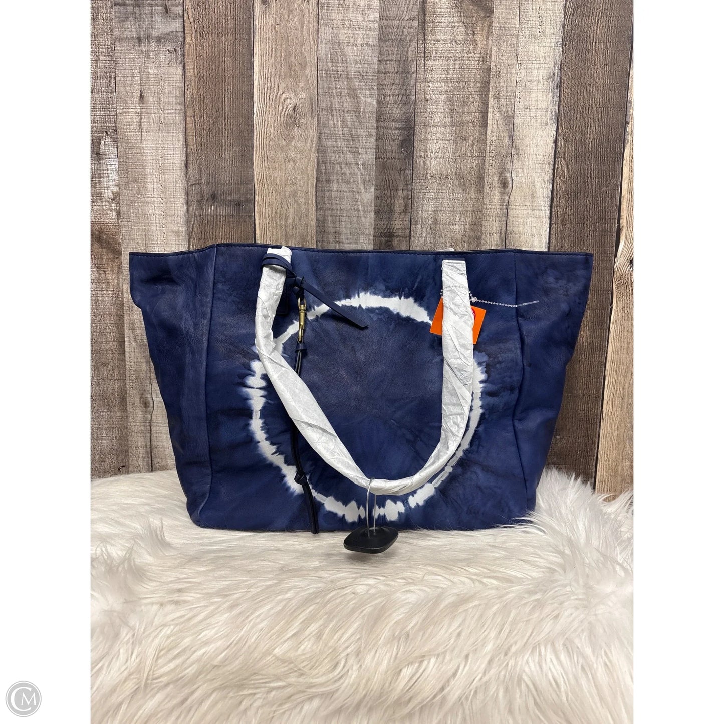 Handbag Leather By Lucky Brand, Size: Large