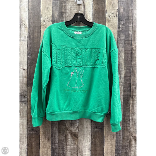 Sweatshirt Crewneck By Cme In Green, Size: L