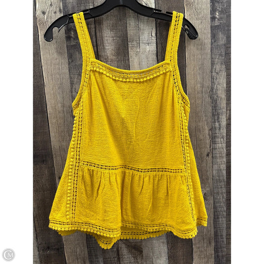 Top Sleeveless By Point Sur In Yellow, Size: S