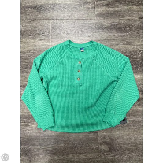 Sweater By Old Navy In Green, Size: L