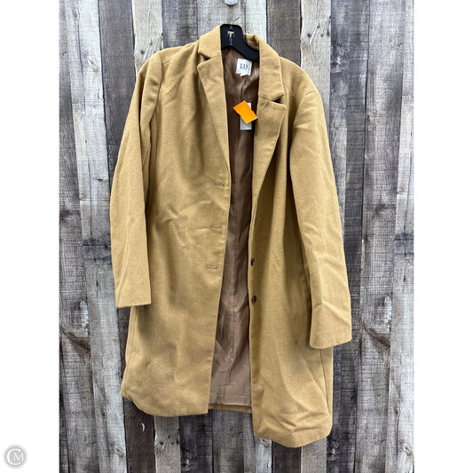 Coat Peacoat By Gap In Tan, Size: M