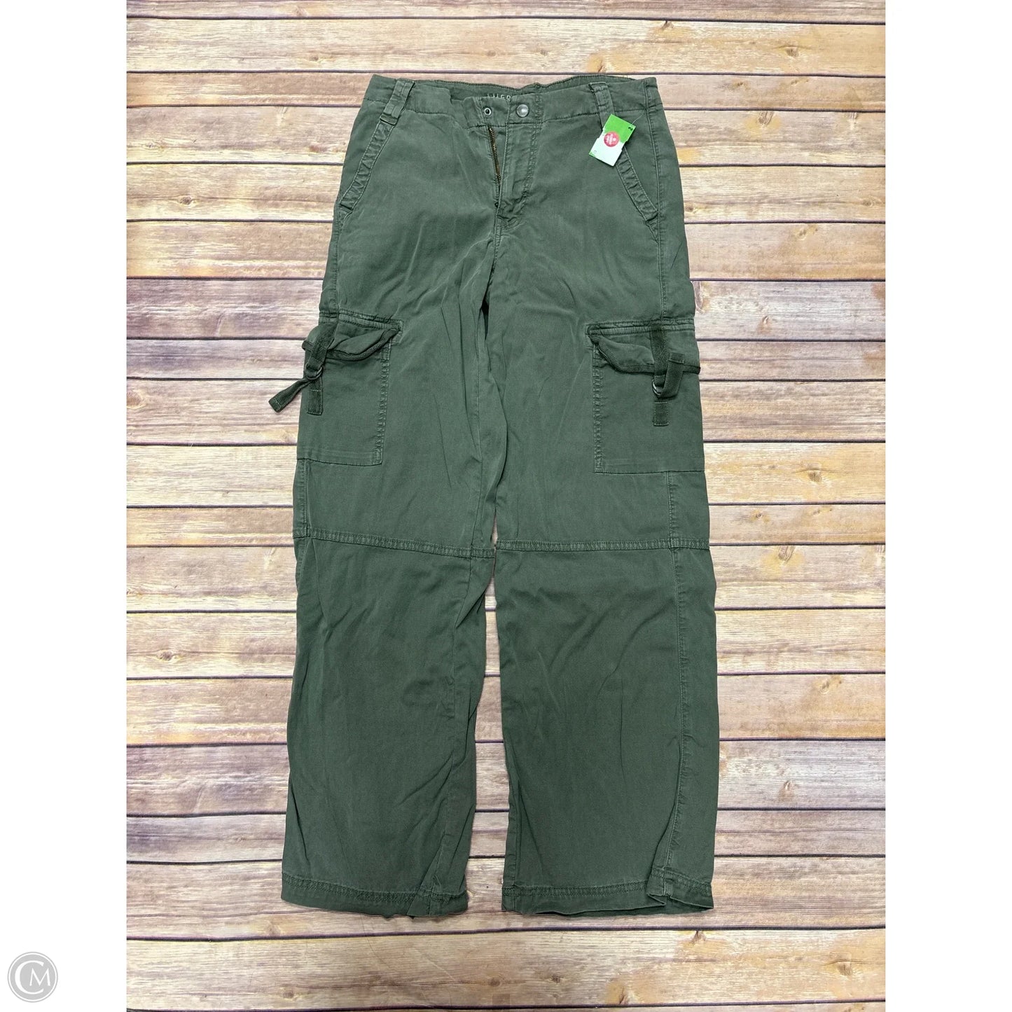 Pants Wide Leg By American Eagle In Green, Size: 2