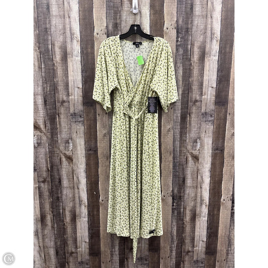Dress Casual Maxi By Ellos In Green, Size: M
