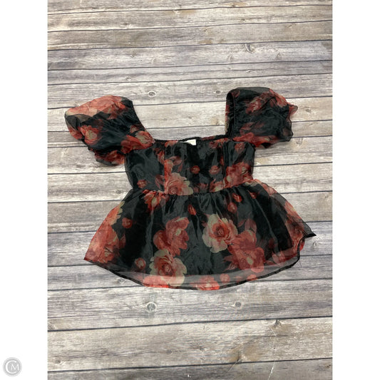 Top Short Sleeve By Cme In Multi-colored, Size: S