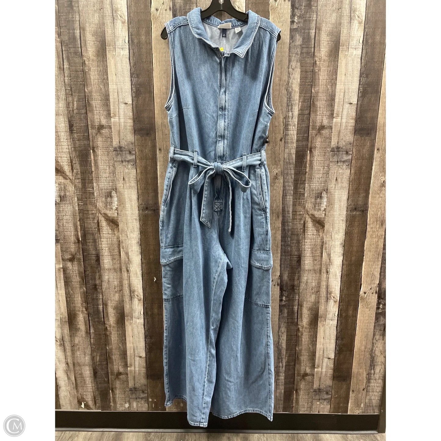 Jumpsuit By Universal Thread In Blue Denim, Size: 2x