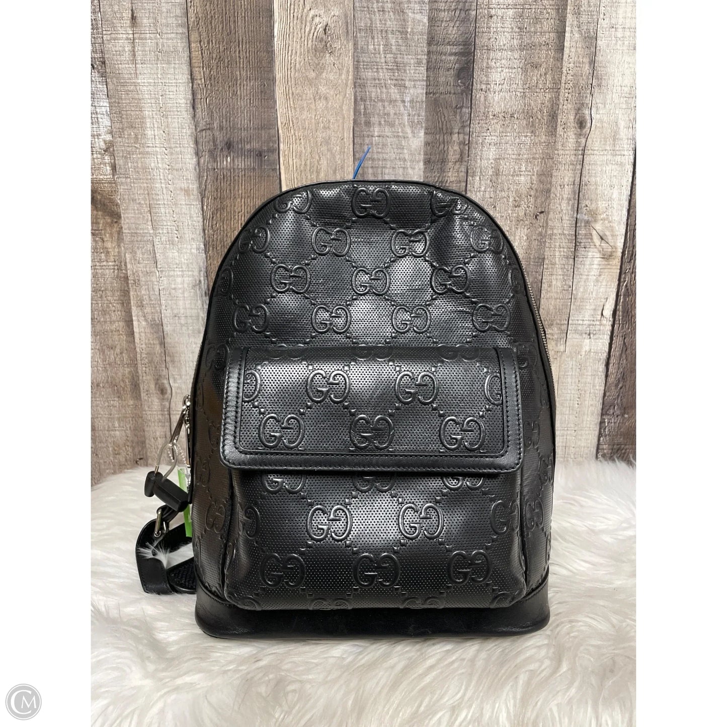 Backpack Luxury Designer By Gucci, Size: Large