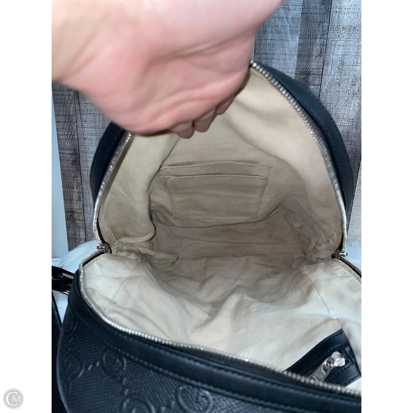 Backpack Luxury Designer By Gucci, Size: Large