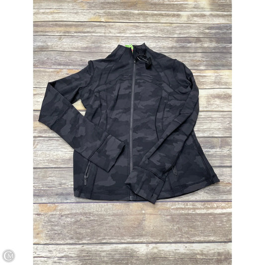 Athletic Jacket By Lululemon In Camouflage Print, Size: 12
