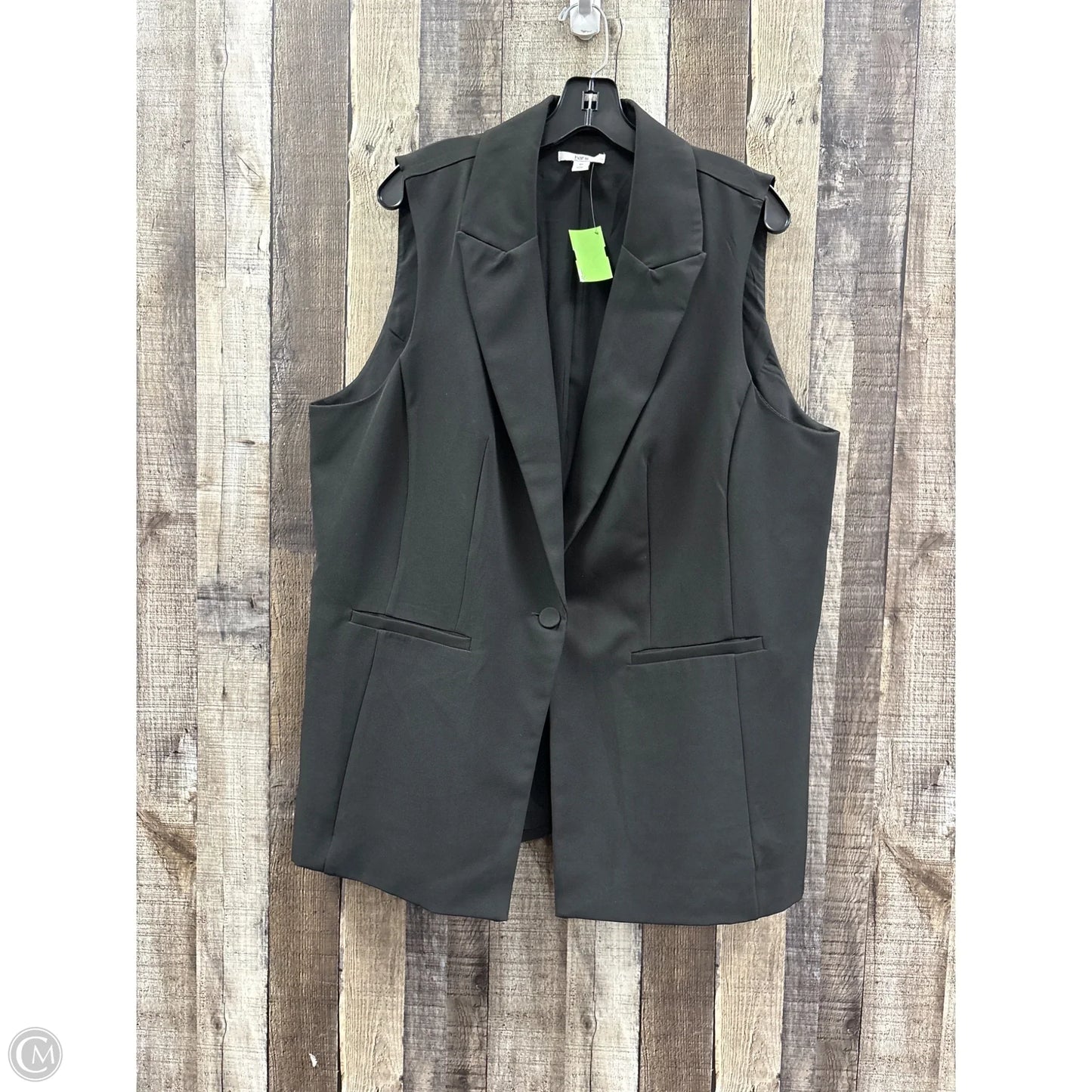 Top Sleeveless By Bar Iii In Black, Size: 2x