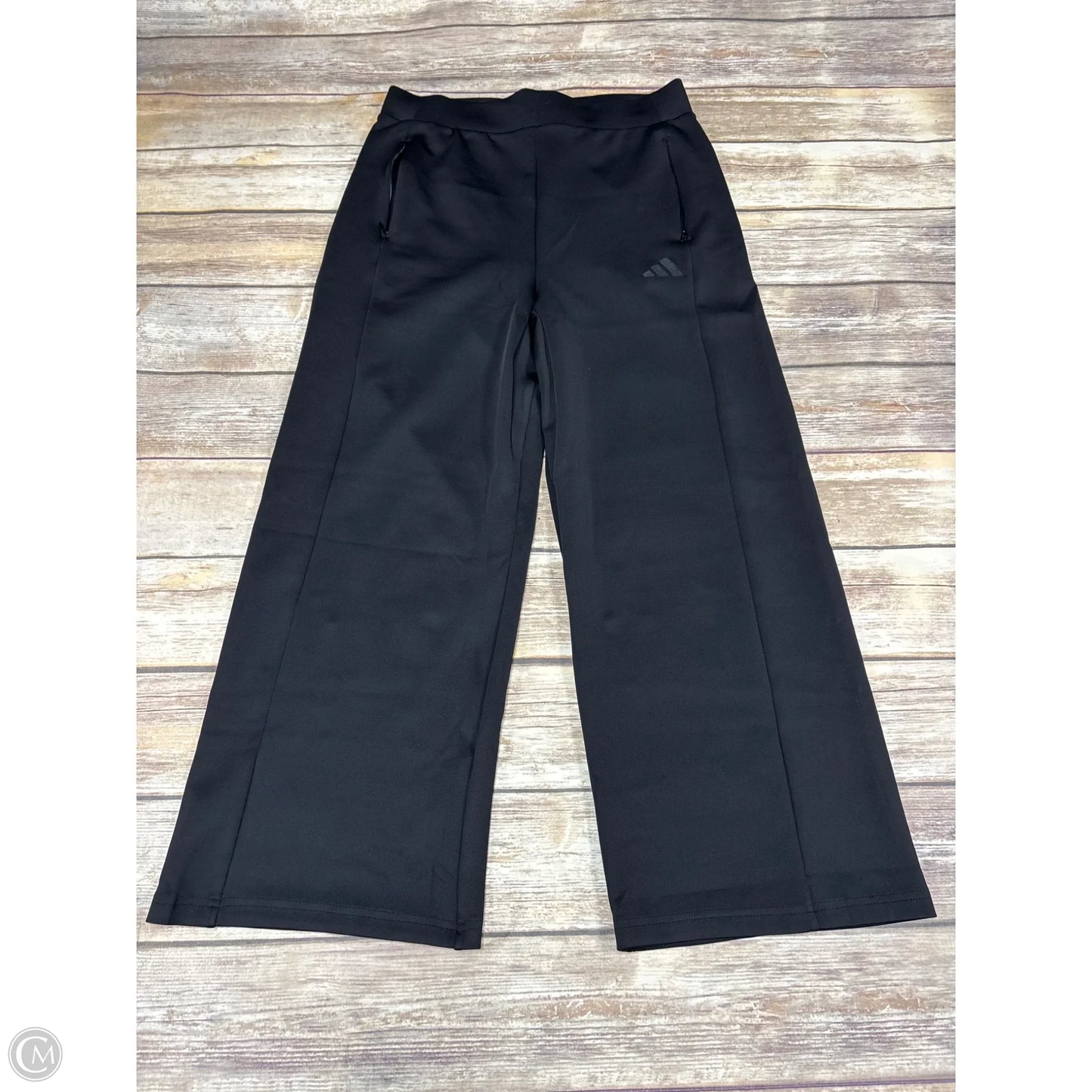 Athletic Pants By Adidas In Black, Size: M