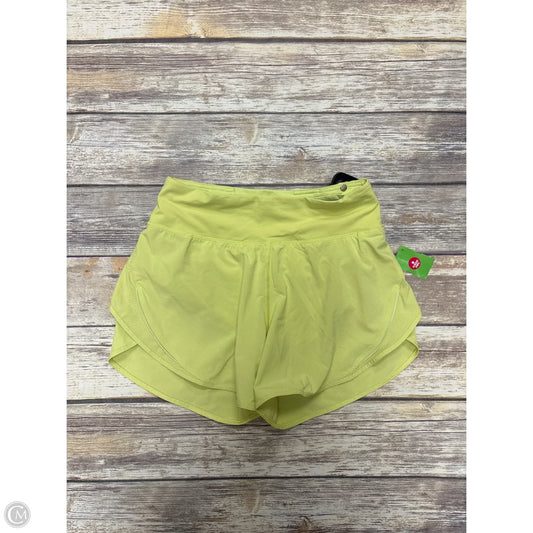 Athletic Shorts By Lululemon In Green, Size: 4