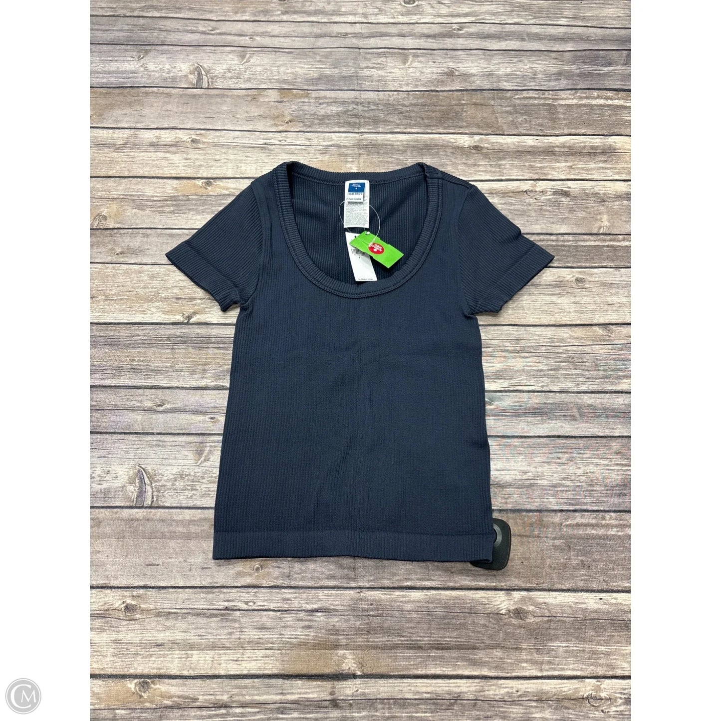 Top Short Sleeve By Old Navy In Navy, Size: S