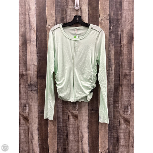 Top Long Sleeve By Free People In Teal, Size: L