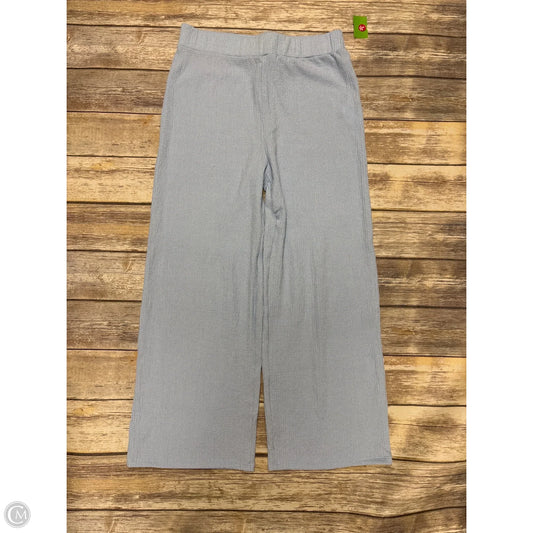 Pants Wide Leg By Cme In Blue, Size: M