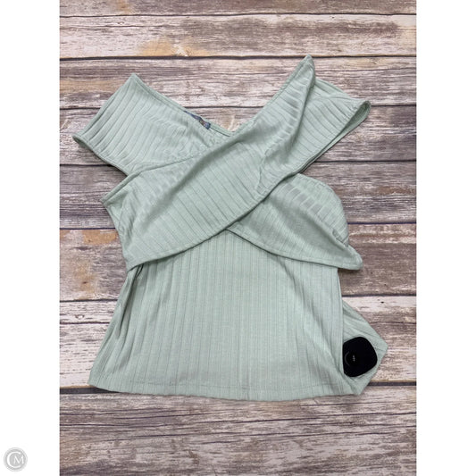 Top Sleeveless By Good Luck Gem In Green, Size: S