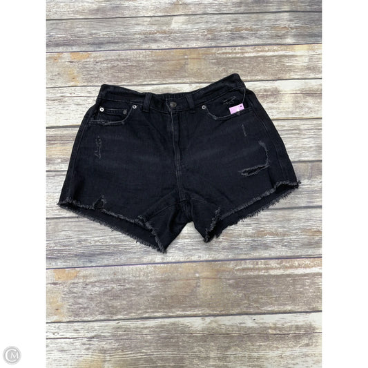 Shorts By Aerie In Black Denim, Size: M