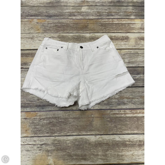 Shorts By Aerie In White Denim, Size: M