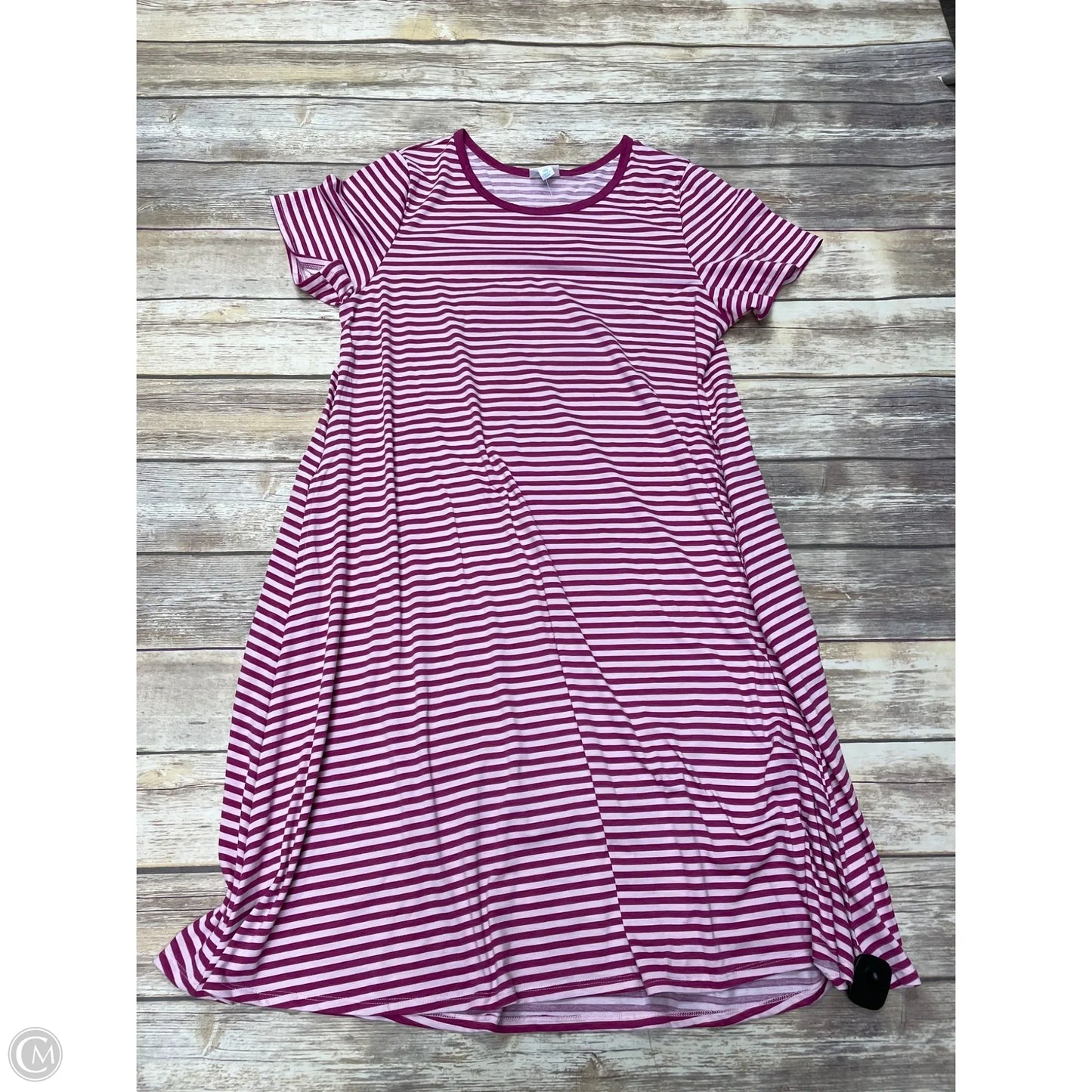 Dress Casual Midi By Lularoe In Pink, Size: 2x