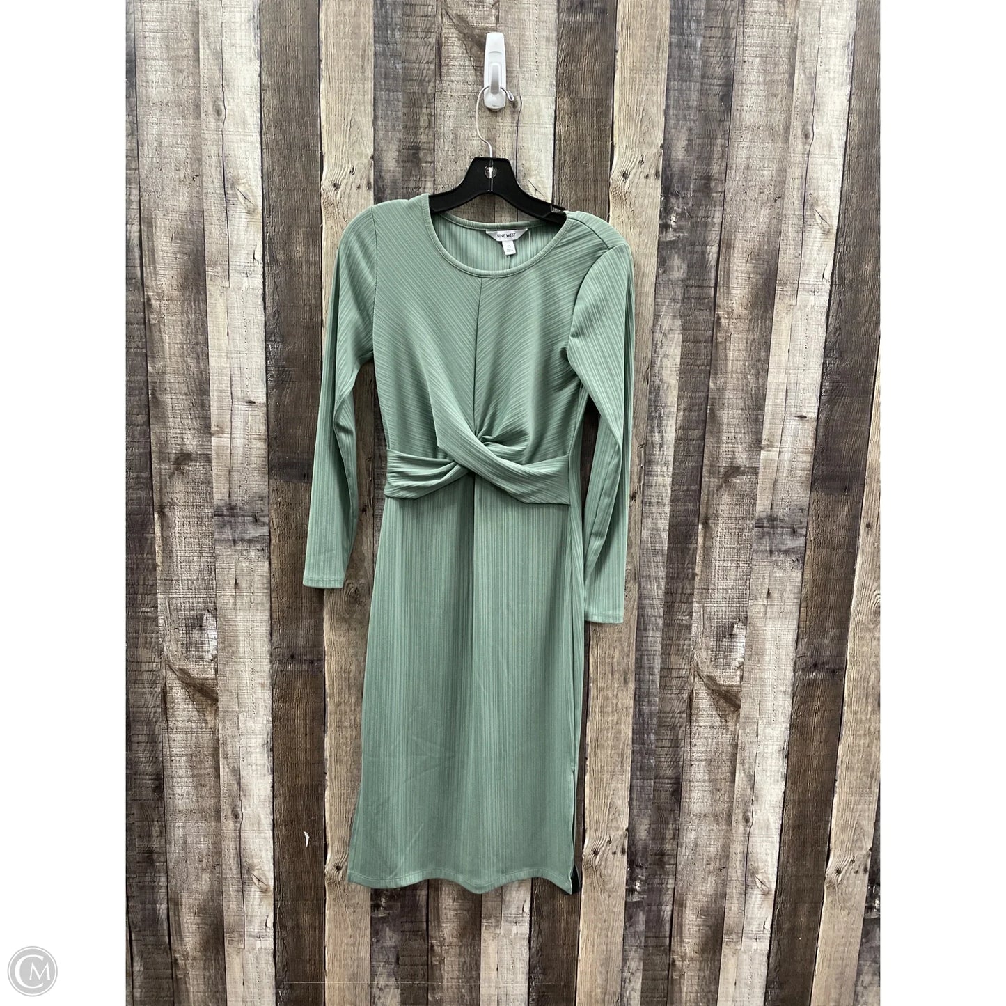 Dress Casual Maxi By Nine West In Green, Size: Xs