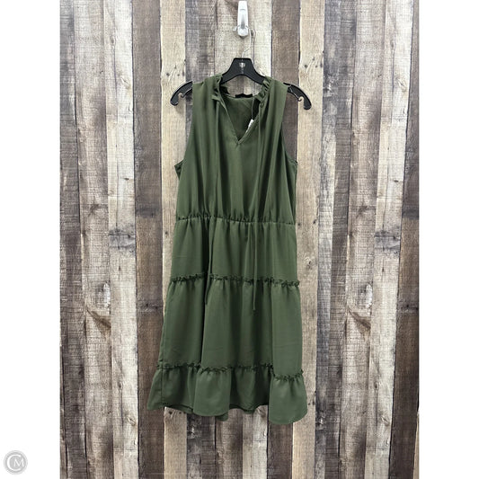 Dress Casual Midi By Emery Rose In Green, Size: Xl