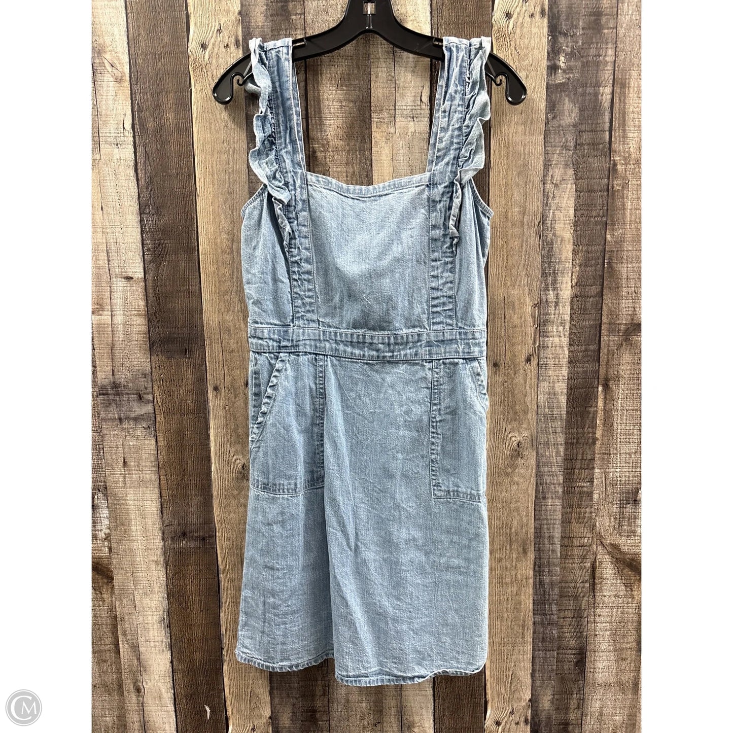 Dress Casual Midi By Japna In Blue Denim, Size: M