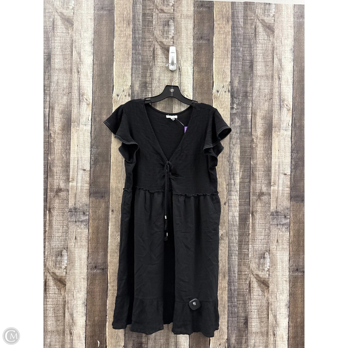 Dress Casual Midi By Maurices In Black, Size: L