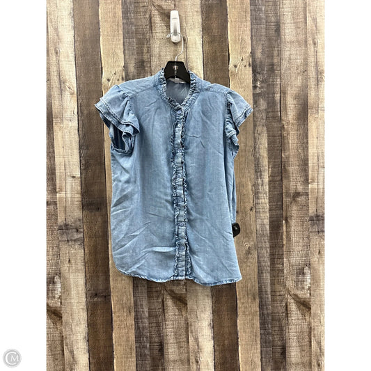 Top Sleeveless By Jane And Delancey In Blue Denim, Size: M