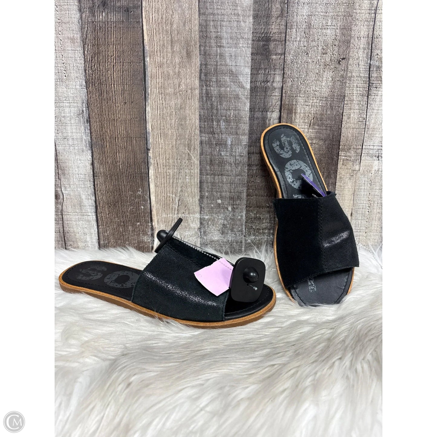 Sandals Flats By Sorel In Black, Size: 9
