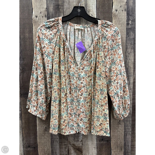 Top Long Sleeve By Love Stitch In Multi-colored, Size: S