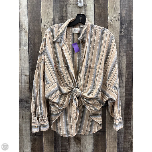 Top Long Sleeve By Bdg In Multi-colored, Size: M