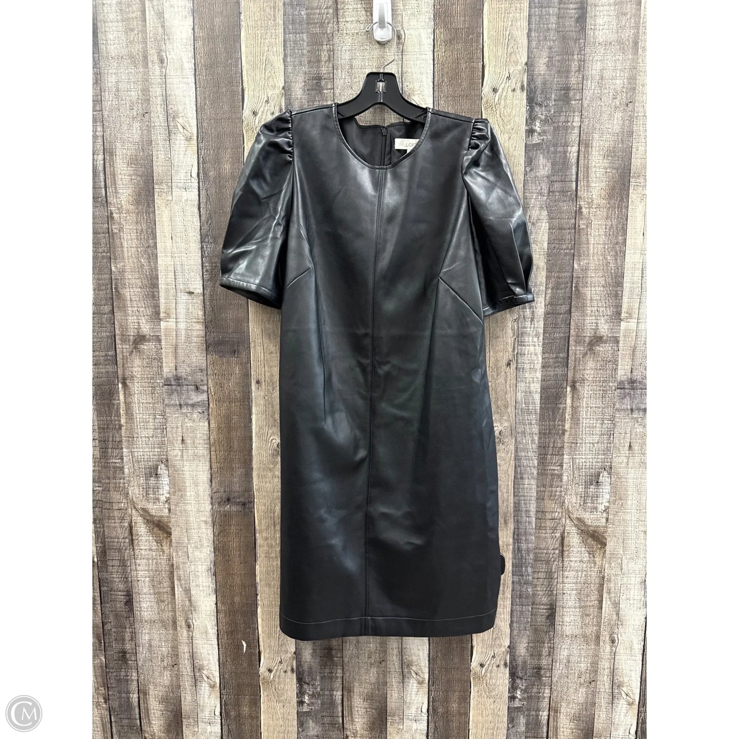 Dress Casual Midi By Loft In Black, Size: 12