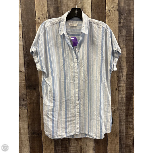Top Short Sleeve By Beachlunchlounge In Blue, Size: S