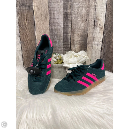 Shoes Athletic By Adidas In Green & Pink, Size: 7