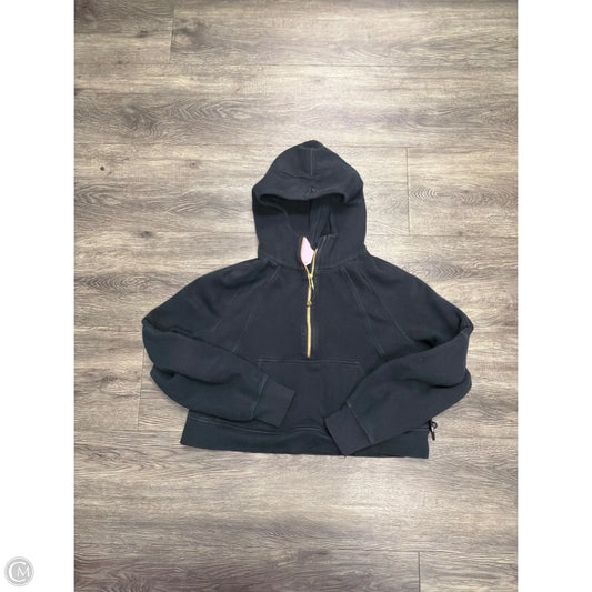 Athletic Sweatshirt Hoodie By Lululemon In Black, Size: Xs