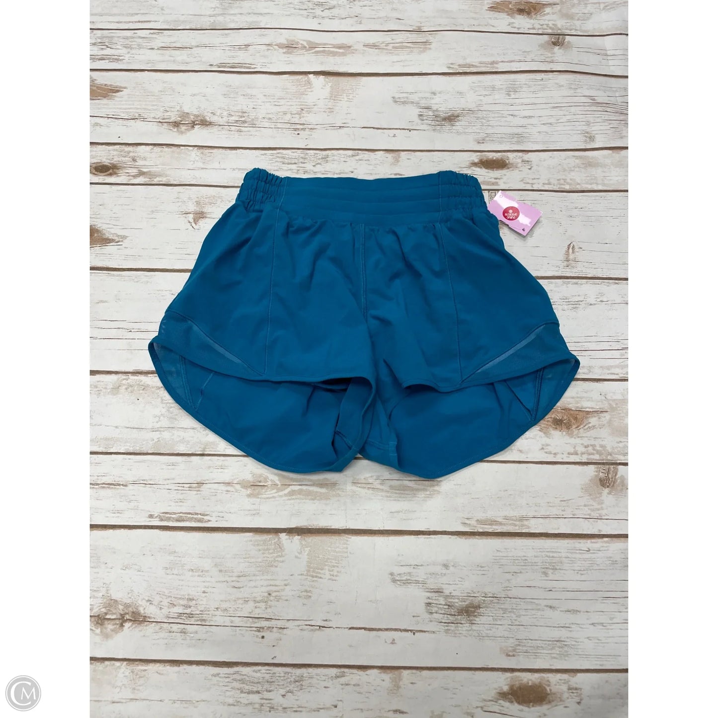 Athletic Shorts By Lululemon In Blue, Size: 4