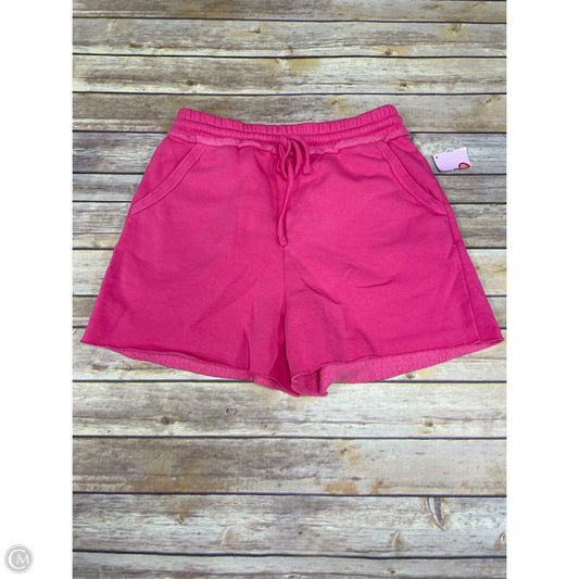 Shorts By Zenana In Pink, Size: L