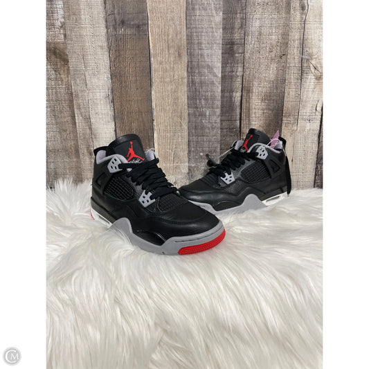 Shoes Luxury Designer By Jordan In Black & Red, Size: 8