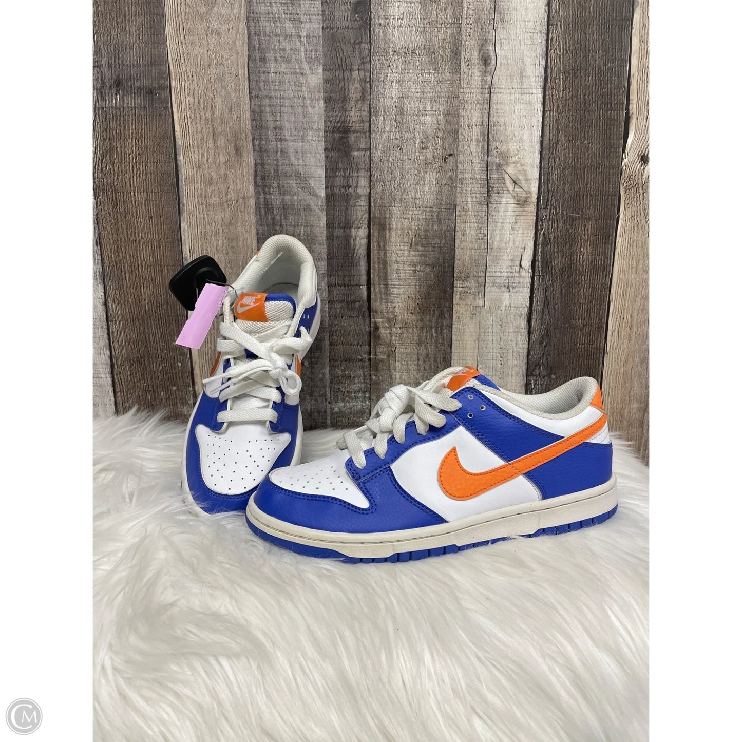 Shoes Athletic By Nike In Blue & Orange, Size: 8