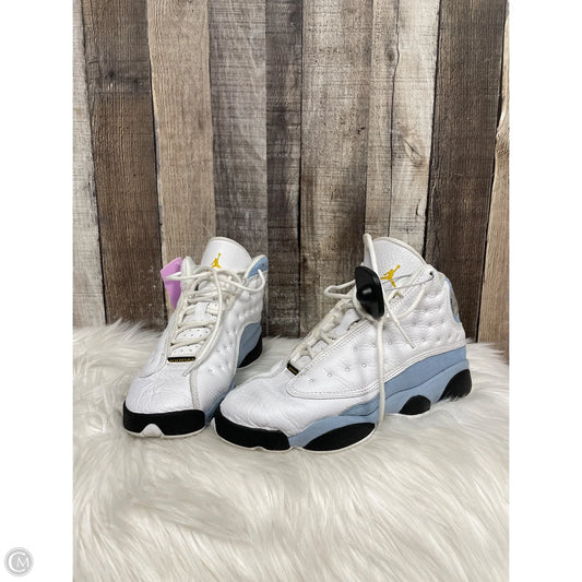 Shoes Luxury Designer By Jordan In Blue & White, Size: 8